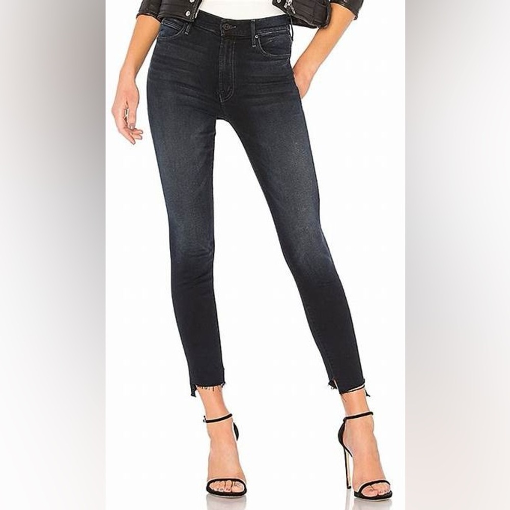 Mother The Stunner Zip Two Step Fray Jeans